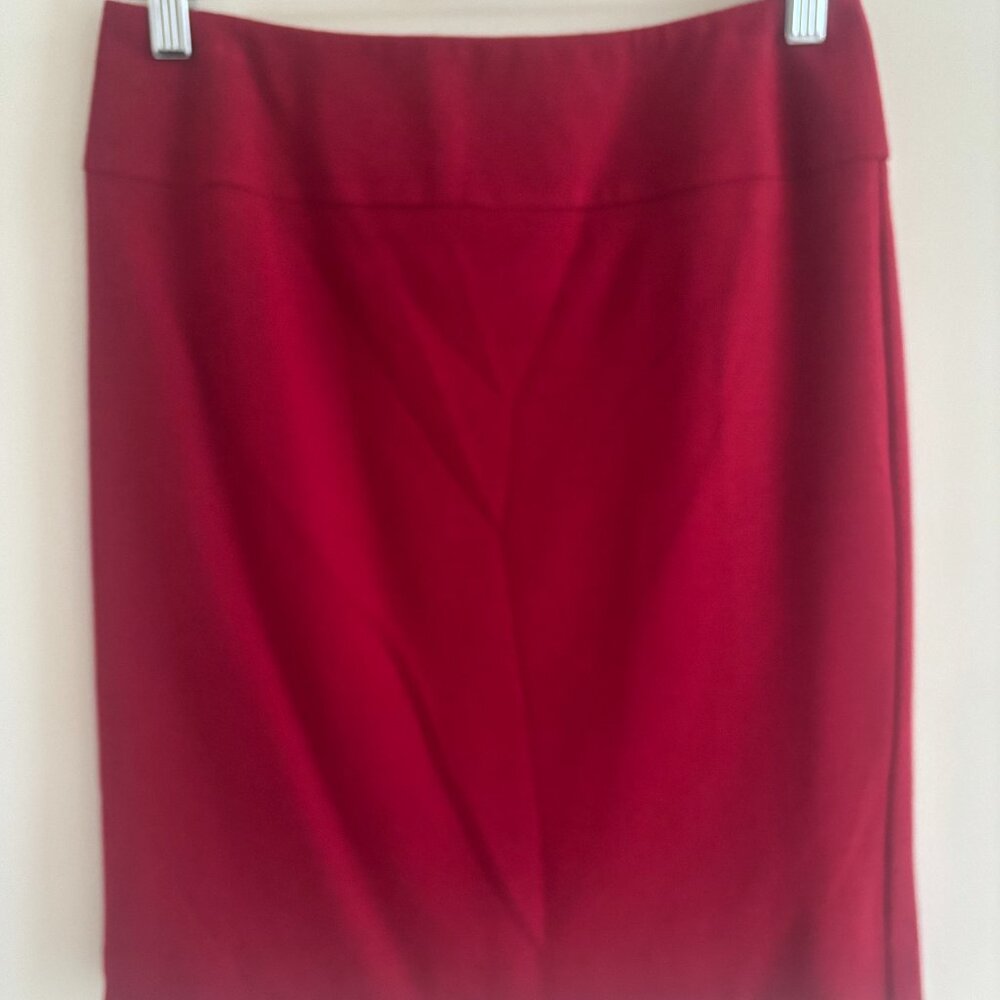 Talbots red pencil skirt lined size 2 petite